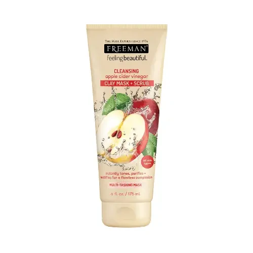 Freeman Cleansing Apple Clay Mask + Scrub 175ml