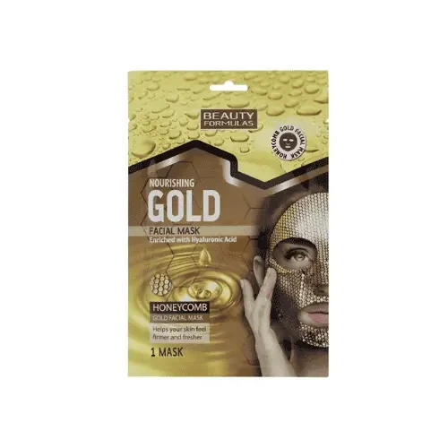 Beauty Formulas Nourishing Gold Honeycomb Facial Mask