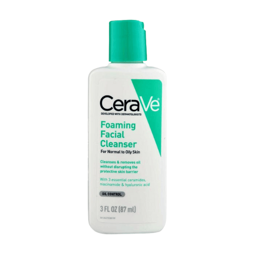 CeraVe Foaming Facial Cleanser for Normal to Oily Skin – 87ml