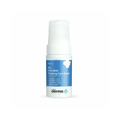 The Derma Co 3% AHA BHA Foaming Face Wash 100ml