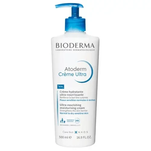 Bioderma Atoderm Ultra-Nourishing Cream for Normal to Dry Sensitive Skin 500ml