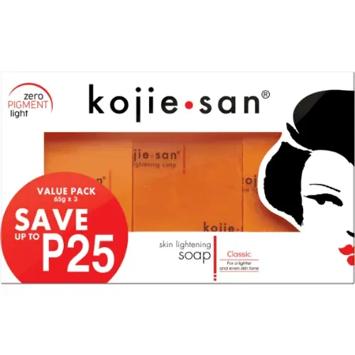 Kojie San Facial Beauty Soap 3 Bars Per Pack 65g
