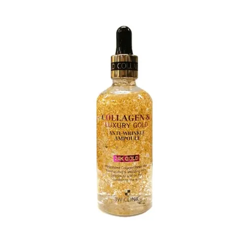 3W Clinic Collagen & Luxury 24K Gold Anti-Wrinkle Ampoule 100ml