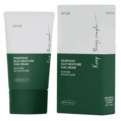 Anua Heartleaf Silky Moisture Sun Cream SPF50+ PA++++ 50ml