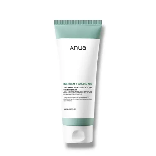 Anua Heartleaf Succinic Moisture Cleansing Foam 150ml