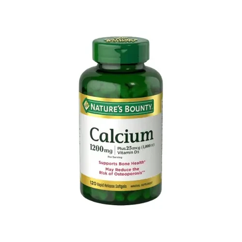 Nature’s Bounty Calcium 1200 mg + Vitamin D3 – 120 Softgels