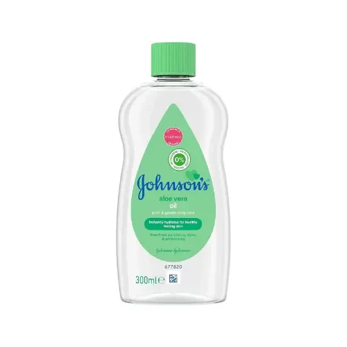 Johnsons Baby Oil With Aloe Vera 300ml
